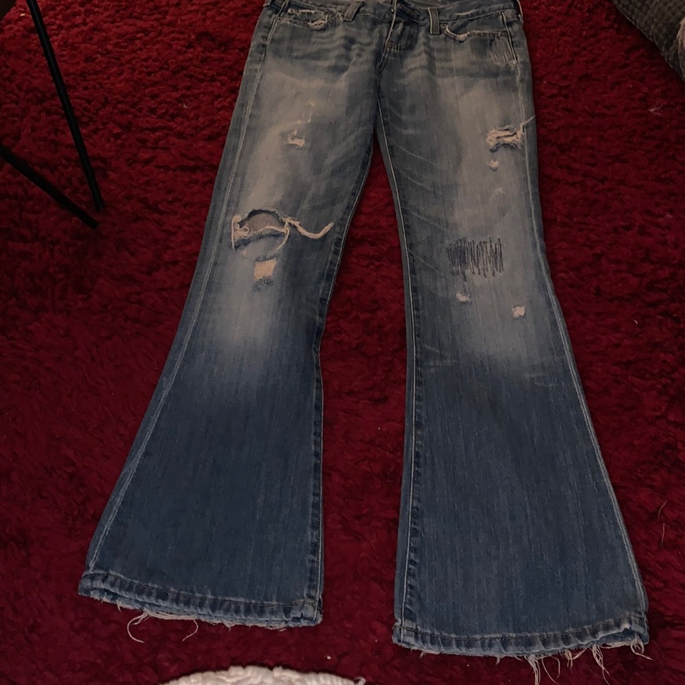 Abercrombie boot cut jeans